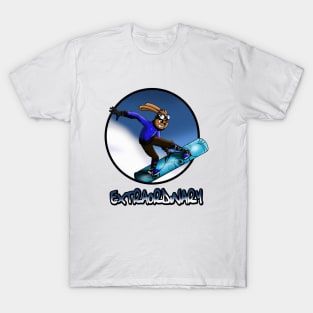 Snowboarding Rabbit T-Shirt